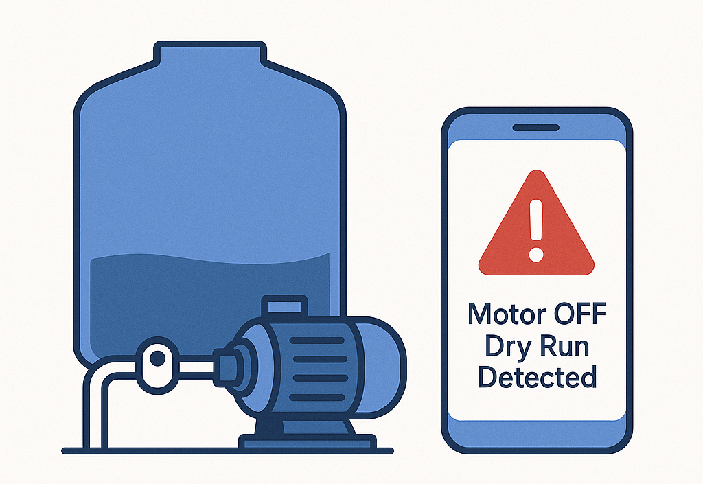 Motor Damage Due to Dry Run